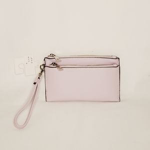 A New Day Double Zip Wristlet - Pink